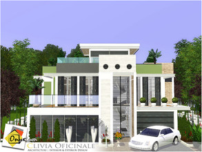 Sims 3 — Clivia Oficinale by Onyxium — On the first floor: Living Room | Dining Room | Kitchen | Bathroom | Garage On the