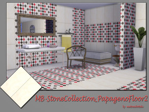 Sims 4 — MB-StoneCollection_PapagenoFloor2 by matomibotaki — MB-StoneCollection_PapagenoFloor2, tile floor with solid