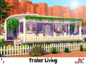 Sims 4 — Trailer Living - Nocc by sharon337 — Trailer Living is a Trailer Home built on a 20 x 15 lot. Value $49,766 It