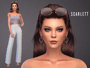 Sims 4 — SCARLETT by aesthetic2 — Hey TSR community! In order for this sim to look exactly as pictured you need to