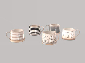 Sims 4 — Living Vicinc - Mug by ung999 — Living Vicinc Mug Color Options : 5 Located at : Decor / clutter