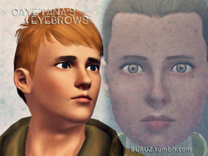 Sims 3 — Buruz_CayetanasEyebrows by Buruz — Cayetana's Eyebrows for girls and boys. All ages. The Sims 3 1.67 version