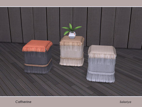 Sims 4 — Catherine. Coffee Table, v2 by soloriya — Coffee table with some slots for decorative items. Part of Catherine
