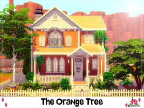 Sims 4 — The Orange Tree - Nocc by sharon337 — The Orange Tree is a Family Home built on a 30 x 20 lot. Value $162,776 It
