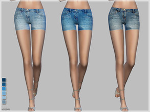 Sims 4 — Sparkle Denim Shorts by MSQSIMS — - New Item - 6 Colors - Teen - Elder - Base Game - Custom Thumbnail