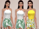Sims 4 — Mae Romper by Black_Lily — YA/A/Teen 2 Styles New item Edited EA mesh by me