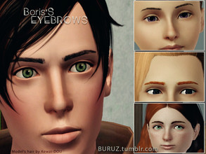 Sims 3 — Buruz_BorisEyebrows_TS3 by Buruz — Boris' Eyebrows. Female &amp;amp;amp; Male. All Ages. The Sims 3 1.67