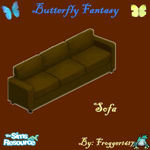 Sims 1 — Butterfly Fantasy Sofa by frogger1617 — Part of the Butterfly Fantasy Living Room Set. A Harrison Family
