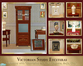 Sims 2 — Victorian Study Etceteras by Cashcraft — Etceteras, additional furnishings and decorative pieces for the