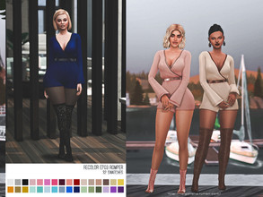 Sims 4 — helgatisha Recolor EP03 Romper by HelgaTisha — 32 colors Requires city living custom thumbnail