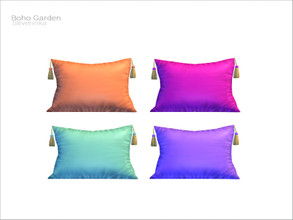 Sims 4 — [Boho garden] - sofa pillow 2 by Severinka_ — Sofa pillow simple colors From the set 'Boho Garden' Build / Buy