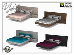 Sims 4 — Yslextius  bedroom bed by jomsims — Yslextius bedroom bed