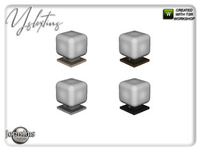 Sims 4 — Yslextius  bedroom table lamp by jomsims — Yslextius bedroom table lamp