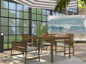 Sims 4 — Lachesis Outdoor Dining by ArtVitalex — - Lachesis Outdoor Dining - ArtVitalex@TSR, Apr 2019 - All objects three