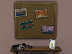 Sims 4 — Travel Postcards (set 1) by Simder_Talia — Postcards from different locations for your sim to display on their
