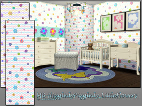 Sims 4 — MB-HiggledyPiggledy_LittleFlowers by matomibotaki — MB-HiggledyPiggledy_LittleFlowers, lovely wallpaper for the