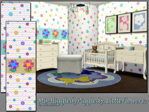 Sims 4 — MB-HiggledyPiggledy_LittleFlowers2 by matomibotaki — MB-HiggledyPiggledy_LittleFlowers2, lovely wallpaper for