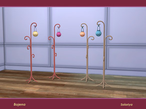 Sims 4 — Bojena. Floor Light by soloriya — Floor light. Part of Bojena set. 2 color variations. Category: Lights - Light