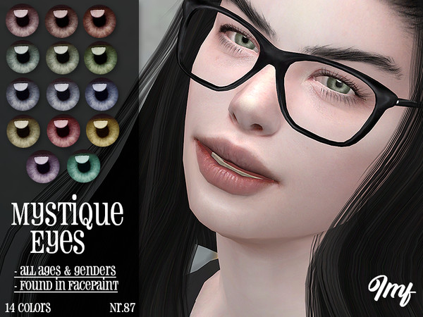 Sims 4 — IMF Mystique Eyes N.87 by IzzieMcFire — - Stand alone item with thumbnail - 14 colors - All ages and genders -