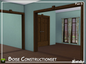 Sims 4 — Boise Constructionset Part 3 by Mutske — This set contains a lot of windows, arches and doors. There are also