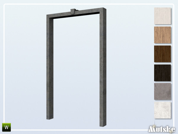 Sims 4 — Boise Arch Mid Wall 2x1 by Mutske — This arch is part of the Boise Constructionset. Made by Mutske@TSR.