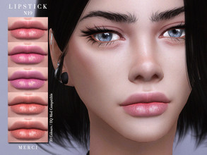 Sims 4 — Lipstick N19 by -Merci- — Lipstick in 10 Colours. HQ mod compatible. Unisex, teen-elder. Have Fun!
