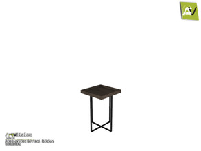 Sims 3 — Johnston End Table by ArtVitalex — - Johnston End Table - ArtVitalex@TSR, May 2019