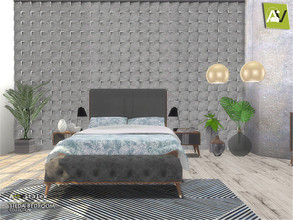 Sims 4 — Tilda Bedroom by ArtVitalex — - Tilda Bedroom - ArtVitalex@TSR, May 2019 - All objects three has a different