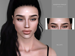Sims 3 — Bohemian Makeup by Bill_Sims — YA/AF Makeup type; Blush Fully Recolorable | 1 channel Launcher and CAS