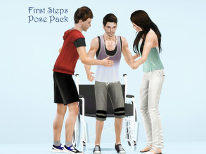 Sims 3 — First Steps - Adult by jessesue2 — Poses for storytellers, who have sims that are injured and must learn to walk