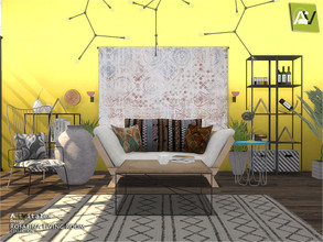 Sims 4 — Rosalina Living Room by ArtVitalex — - Rosalina Living Room - ArtVitalex@TSR, May 2019 - All objects three has a