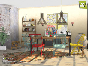 Sims 4 — Krajewski Dining Room by ArtVitalex — - Krajewski Dining Room - ArtVitalex@TSR, May 2019 - All objects three has