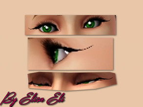 Sims 3 — AG Eyeliner 2019 by elisaeli1 — This is an inspired Eyeliner, in Ariana Grande in the year 2019, the American