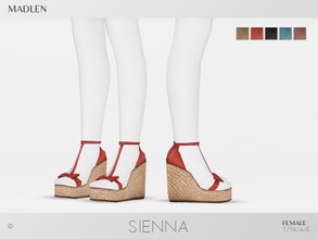 Sims 4 — Madlen Sienna Shoes by MJ95 — Mesh modifying: Not allowed. Recolouring: Allowed (Please add original link in the