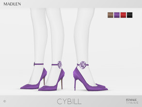 Sims 4 — Madlen Cybill Shoes by MJ95 — Mesh modifying: Not allowed. Recolouring: Allowed (Please add original link in the