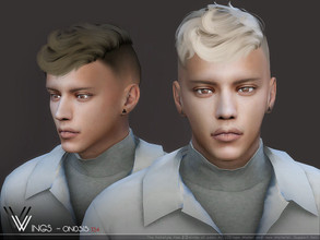 Sims 4 — WINGS-ON0515 by wingssims — This hair style has 20 kinds of color File size is about 27MB Hope you like it!