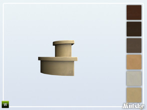 Sims 4 — Stairs Add-on Mega Stairs Basic 2 steps Round by Mutske — This stair is part of the StairsAddOn set. Round side