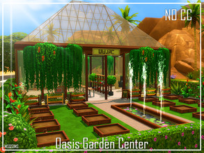 Sims 4 — Oasis Garden Center by MSQSIMS — Run your own Garden Center or visit this lot to plant your plants! Value : $