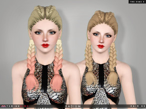 Sims 3 — Radium ( Hair 80 ) by TsminhSims — - S3Hair - New meshes - All LODs - Smooth bone assigned