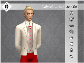Sims 4 — Gabriel Agreste - Set006 by AleNikSimmer — THIS IS THE FULL SET. -TOU-: DON'T reupload my items as yours. DON'T