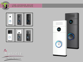 Sims 4 — Lyne Doorbell by NynaeveDesign — Lyne Doorbell Located in Decor - Miscellaneous Price: 29 Size: 0.5 x 0.5 Color