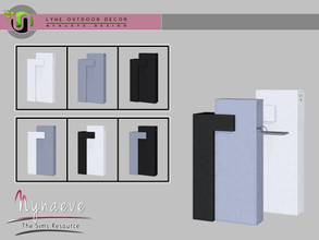 Sims 4 — Lyne Mailbox by NynaeveDesign — Lyne Mailbox Located in Appliances - Miscellaneous Price: 0 Size: 1 x 1 Color