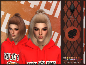 Sims 4 — Nightcrawler-Mars by Nightcrawler_Sims — NEW HAIR MESH T/E Smooth bone assignment All lods 22colors Works with