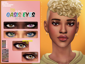 Sims 4 — Oasis Eyes N155 V2 by Pralinesims — My maxis-match Oasis Eyes, this here is a remade version with a much