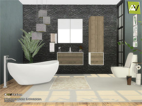 Sims 4 — Worthington Bathroom by ArtVitalex — - Worthington Bathroom - ArtVitalex@TSR, Jun 2019 - All objects three has a