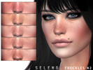 Sims 4 — Freckles N2 by Seleng — Female l Male Child to Elder 2 variations 12 swatches Skin Detail Section Custom