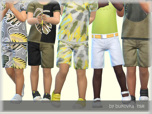 Sims 4 — Short Natural by bukovka — Shorts for Toddlers of both sexes. Installed autonomously, suitable for base game, 5