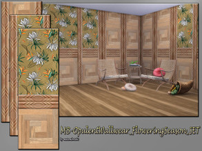 Sims 4 — MB-OpulentWallwear_FloweringSeason_SET by matomibotaki — MB-OpulentWallwear_FloweringSeason_SET, elegant