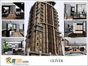 Sims 3 — Oliver by Ray_Sims — City living with available outside space, this house features multiple balconies in most