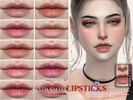 Sims 4 — S-Club WM ts4 Lipstick 201911 by S-Club — Lipsticks, 15 swatches, hope you like, thank you.